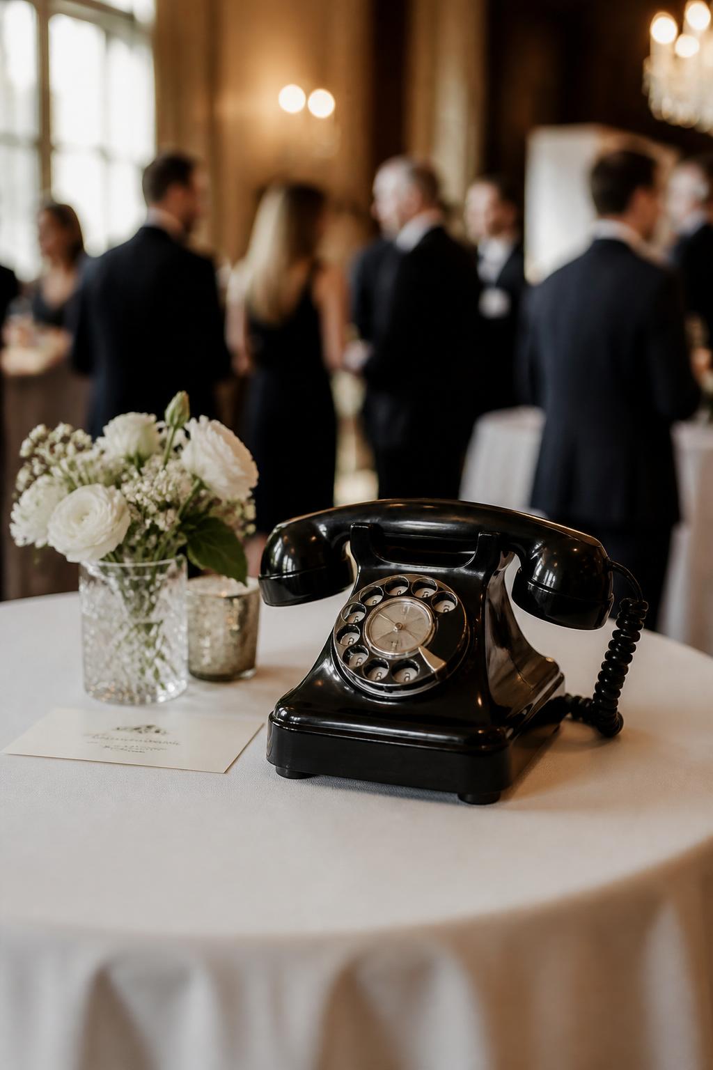Corporate Events audio guestbook styled by The Party Line